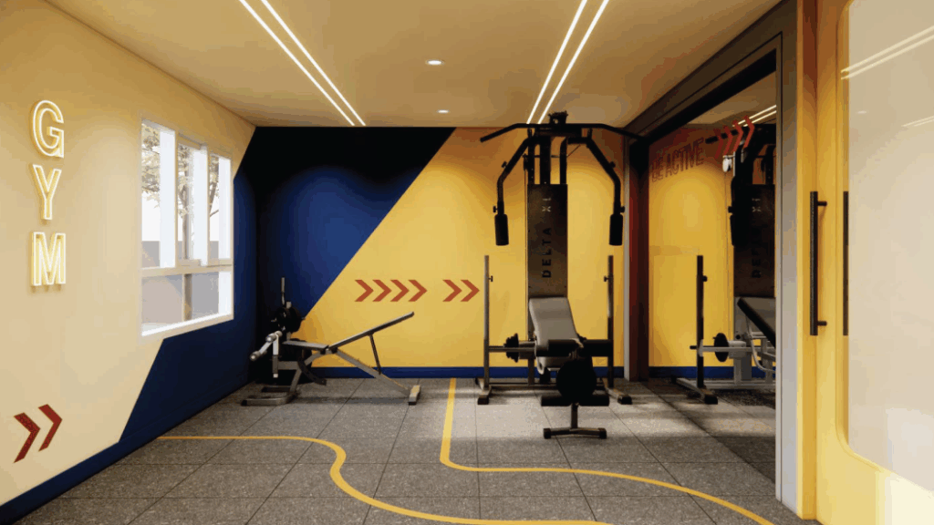 ส่วนกลางไพน์-ฟิตเนส