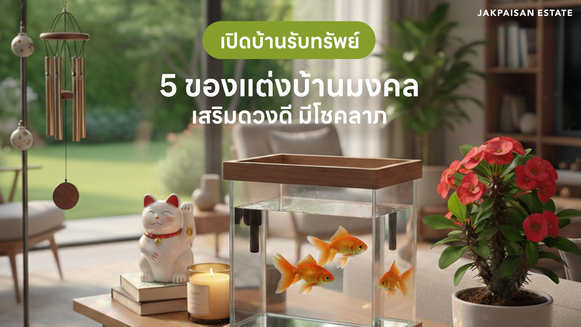 5 ของแต่งบ้านมงคล เสริมดวงดี มีโชคลาภ